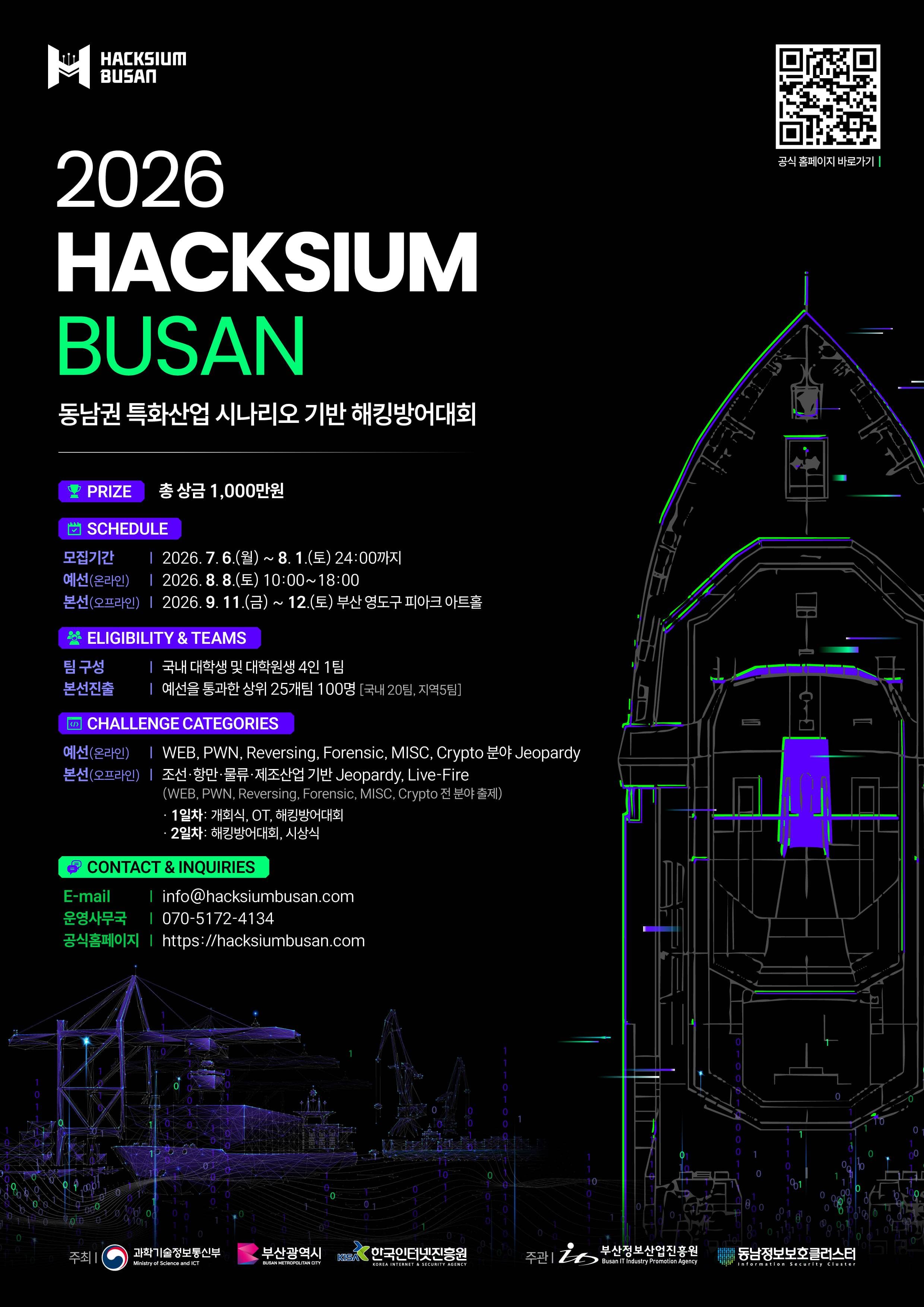 2026 HACKSIUM BUSAN 원문 공고문 1
